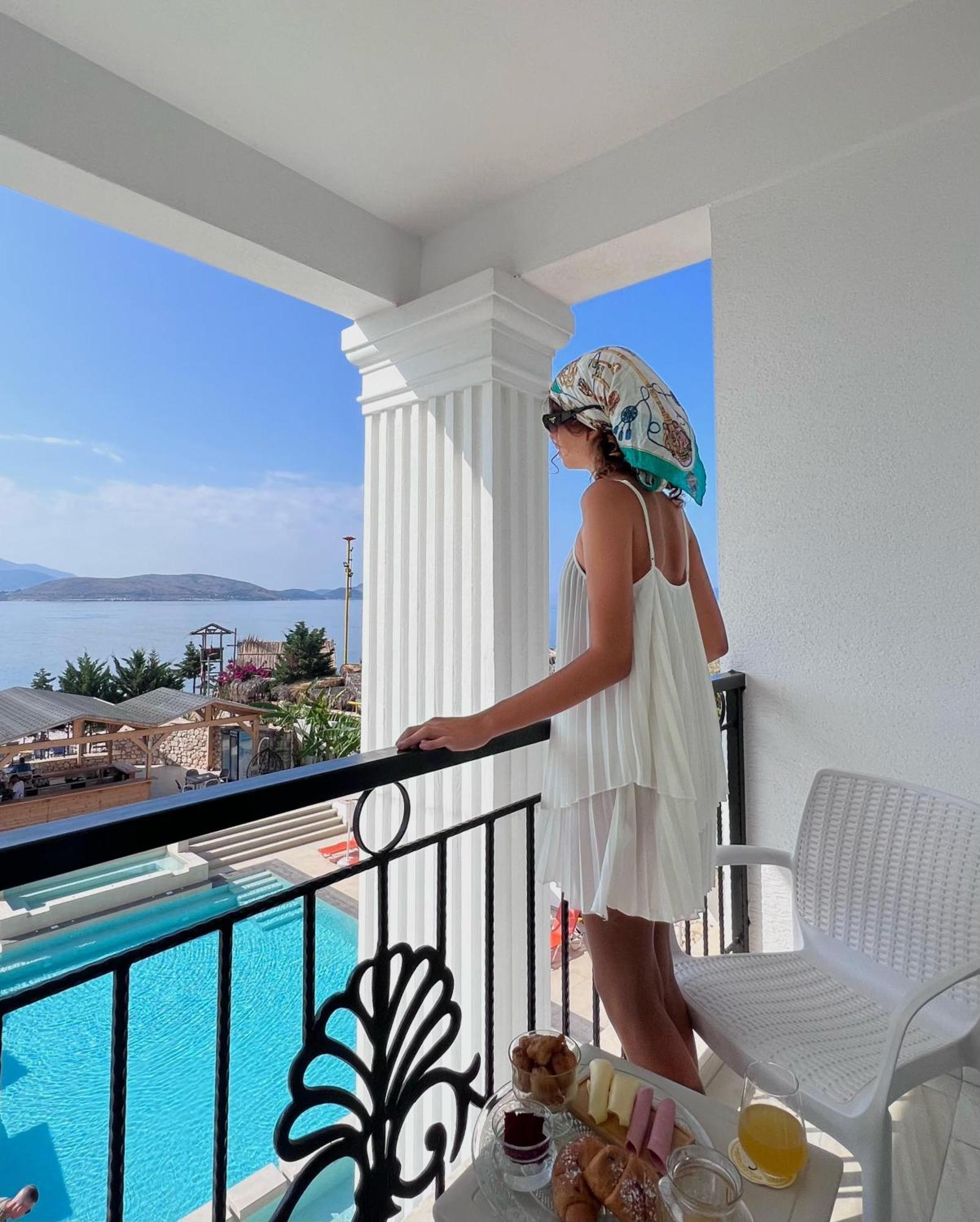 Hotel Vila Kalcuni Sarandë Exterior foto