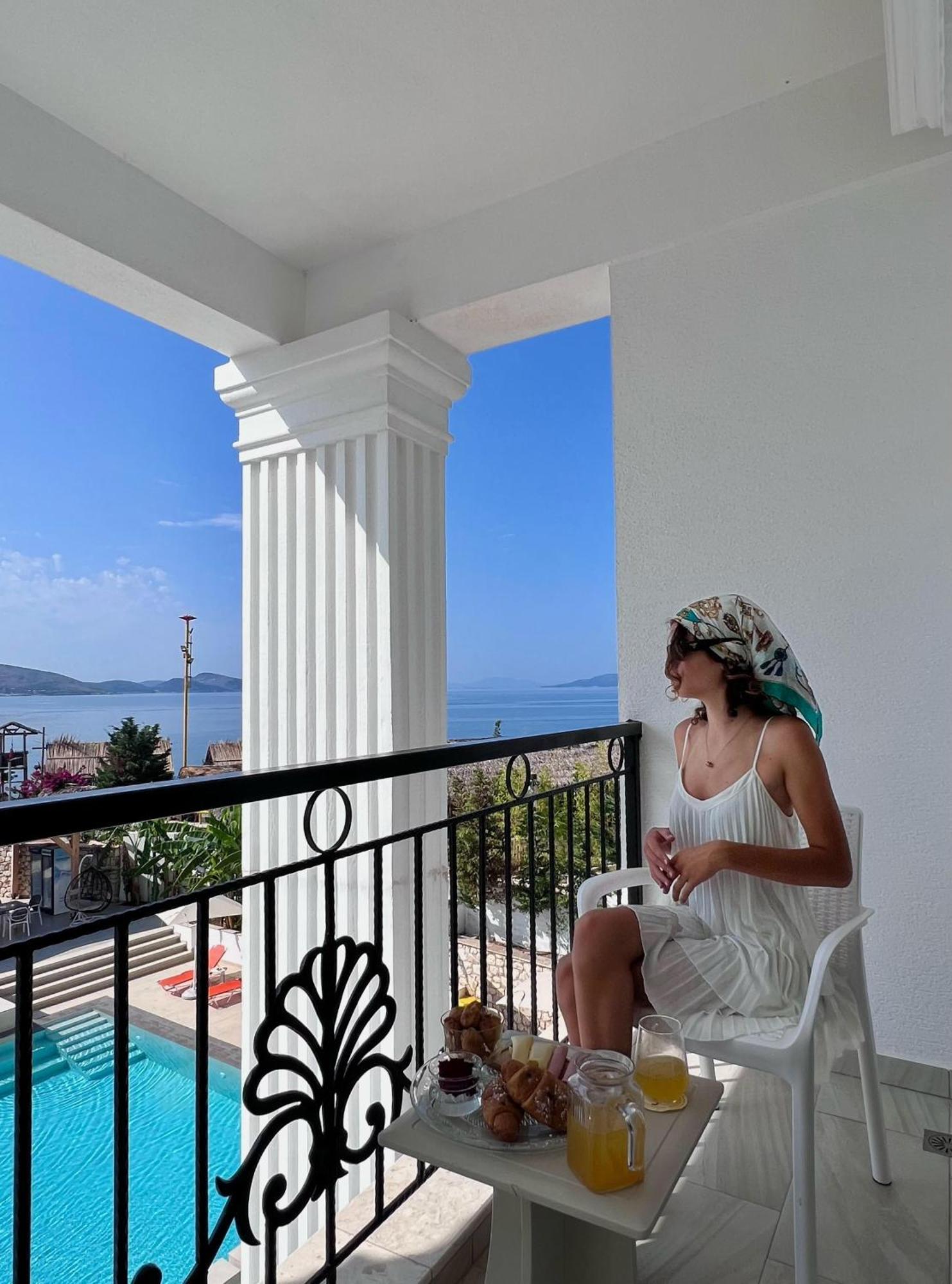 Hotel Vila Kalcuni Sarandë Exterior foto